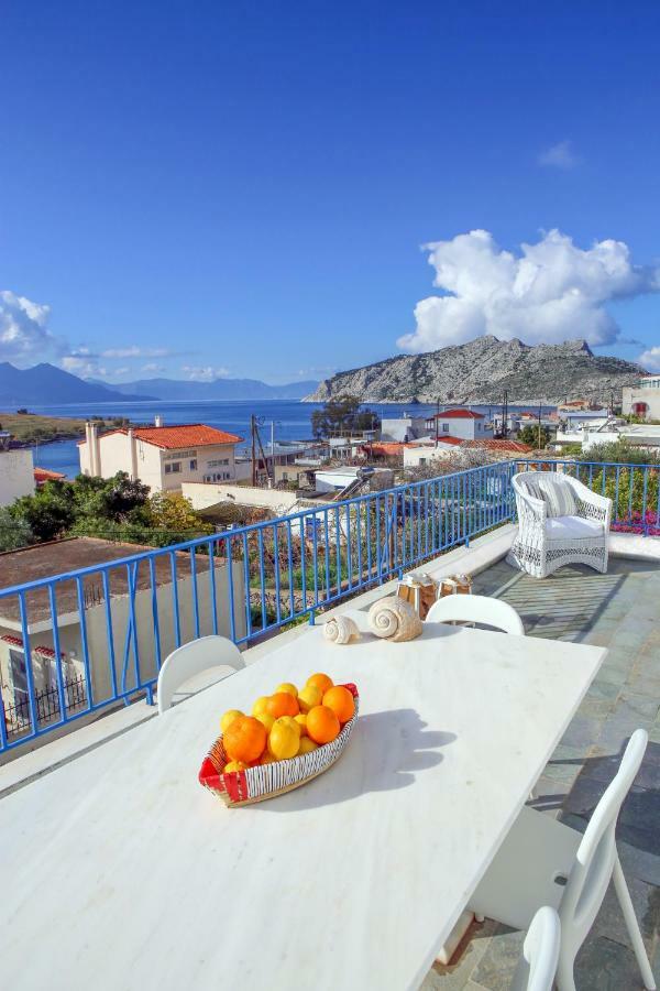 Aeginia 1- Breathtaking Sea View House In Perdika Villa Exterior photo